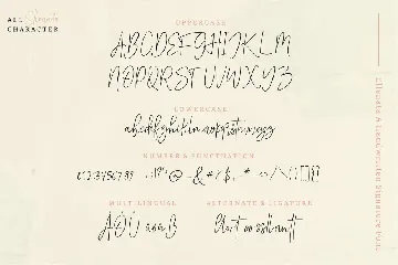 Ellenata - Signature Font