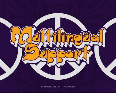 Tetradoth - Psychedelic font
