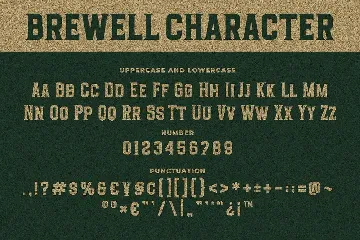 Brewell a Vintage Serif Font