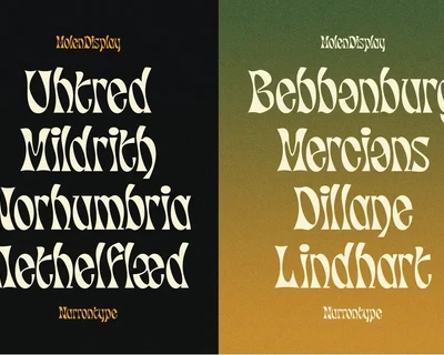 Molen Display Font