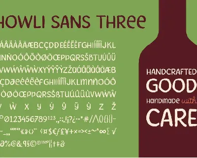 Howli Sans Three & Fun Script font