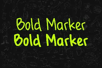 Bold Marker | Natural & Bold Display font