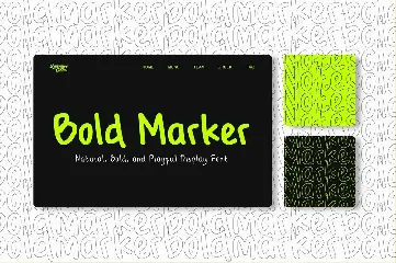 Bold Marker | Natural & Bold Display font