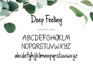 Deep Feeling font