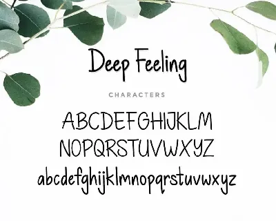 Deep Feeling font