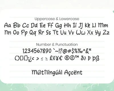 Holland Matcha - Handwritten Font