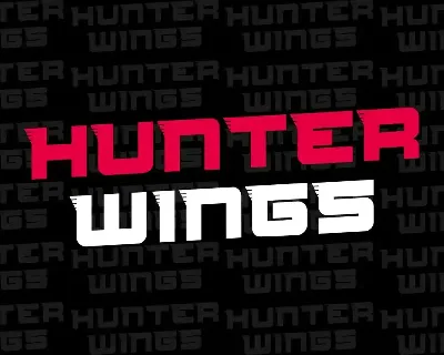 HunterWings font