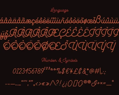 Leuthikline Beautiful Monoline Font