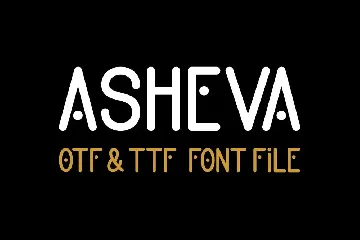 Asheva font