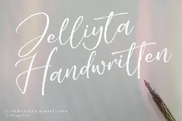 Jelliyta Handwritten Script Font