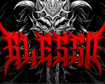 ResseR Modern Metal Font