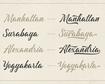 Majestika - Clean Brush Script font