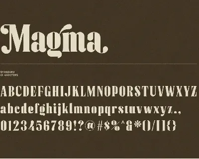 Magma font