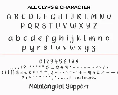 Right font