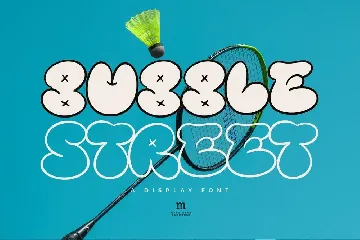 Bubble Street | A Cute Display Font