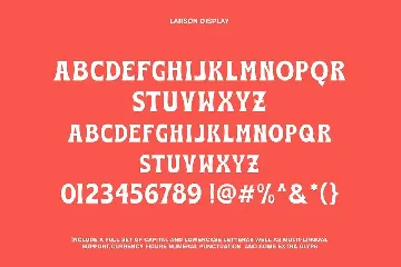 Larson font