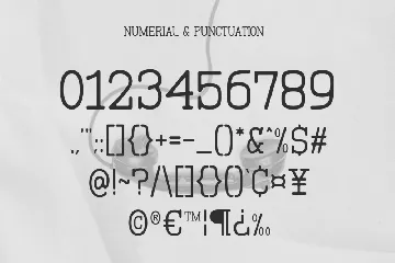Notenic - Typewriter Typeface font