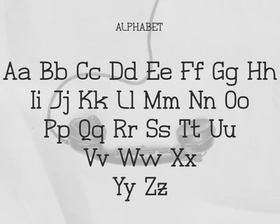 Notenic - Typewriter Typeface font