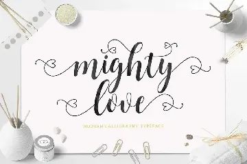 Mighty Love Script font