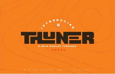 Thuner font