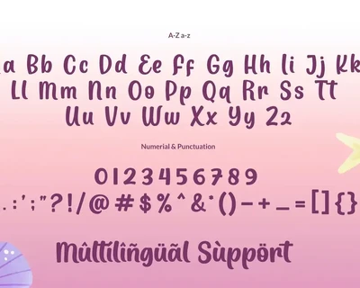 Mermaid Babies - Playful Font