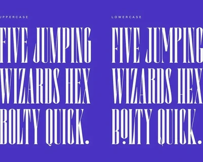 Lorida - Condensed Display font