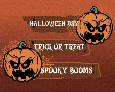 Spooky Booms font