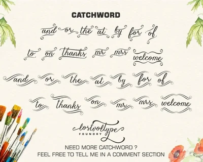 Vanessa handscript font