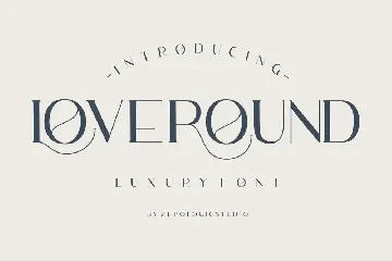 LOVEROUND LUXURY FONT