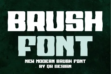 Golder Crazeng Brush font