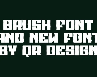 Golder Crazeng Brush font