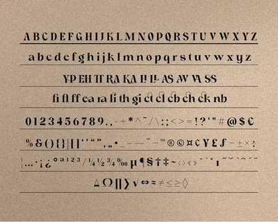Bargim - Modern Display Font