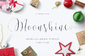 Moonshine Script font