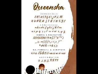 Queensha - Handmade Script Font