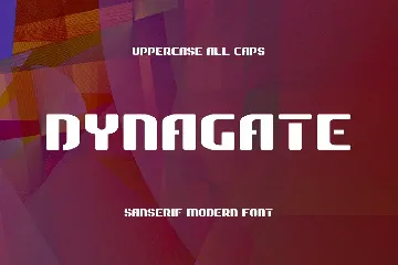 Dynagate - Modern Font