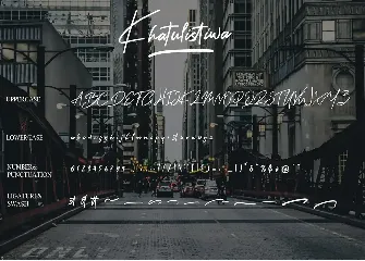 Khatulistiwa Brush Script Font