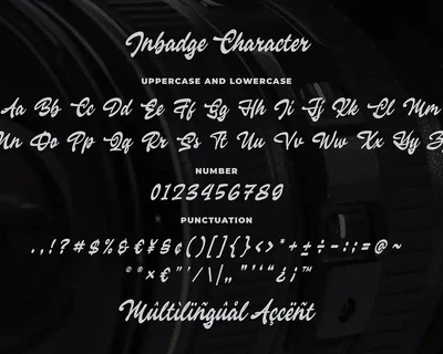 Inbadge a Branding Logotype Font