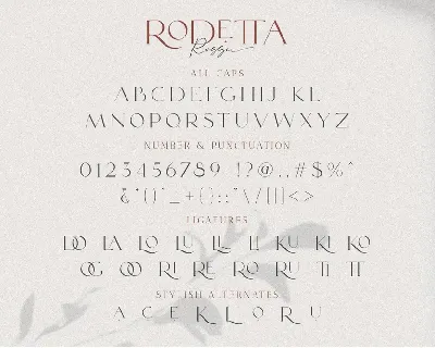 Rodetta Rossie Font Duo