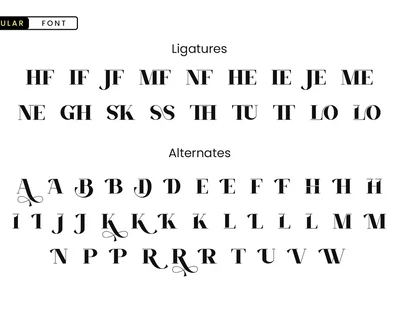 Filora All Caps Serif Font