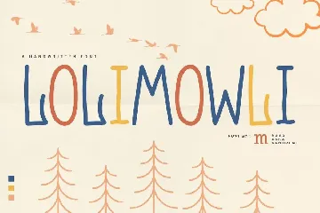 Lolimowli| A Cute Handwritten Font