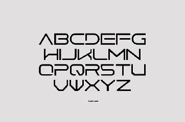 Obsidian - Futuristic Display font