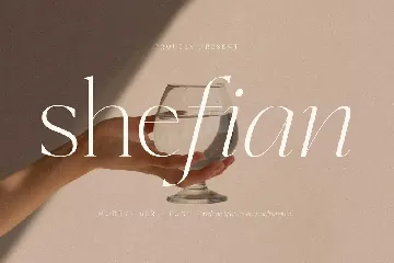 Shefian Modern Serif Font