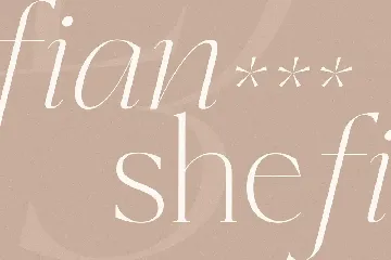 Shefian Modern Serif Font