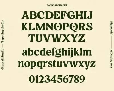 Rhinegold - Display Font