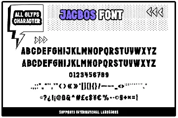 Jacbos font