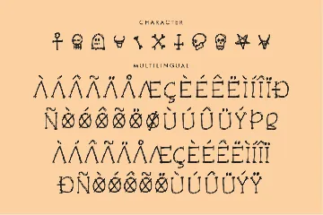 The Oracle Halloween Font