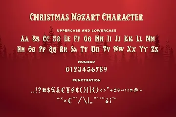 Christmas Mozart a Christmas Serif Font