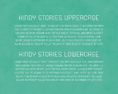 Kindy Stories Font