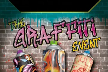 Wall Bomber - Urban graffiti font