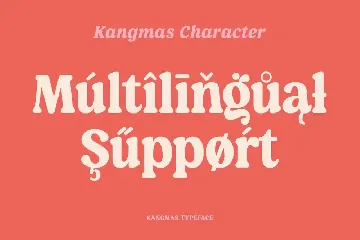 Kangmas font